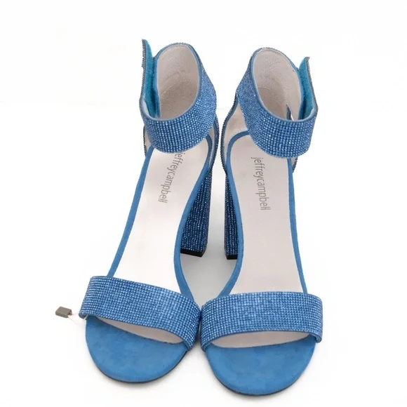 Jeffrey Campbell - Blue Sparkly‎ Lindsay Heel - Picture 7 of 13